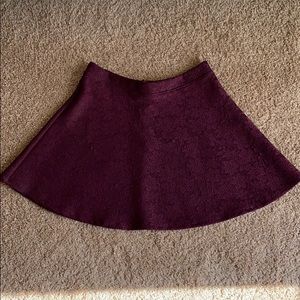 Forever 21 plum skater skirt